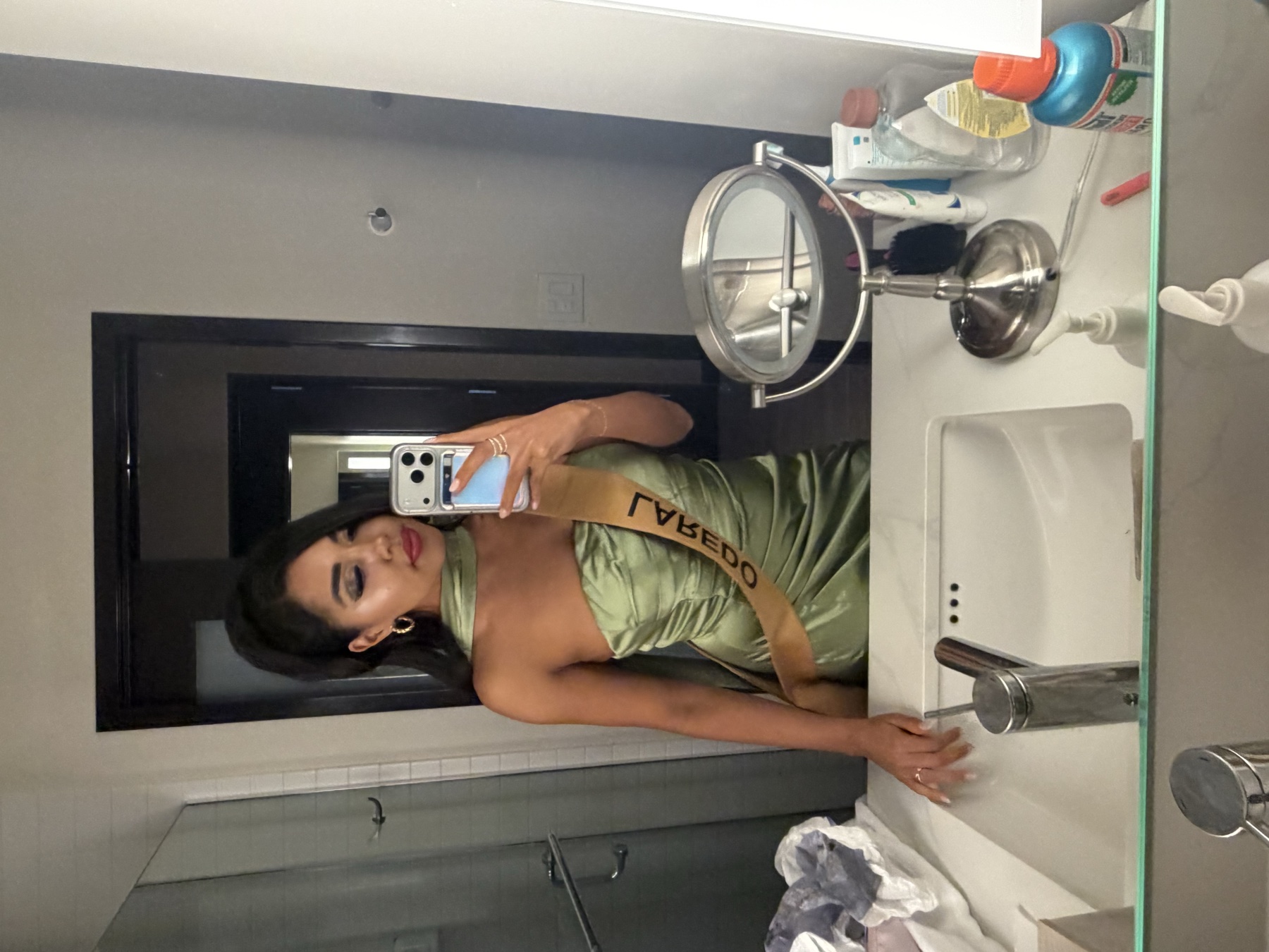 Sage Satin Get-Ready